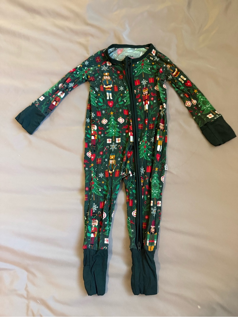Little Sleepies Nutcracker Holiday One-Piece Footie
